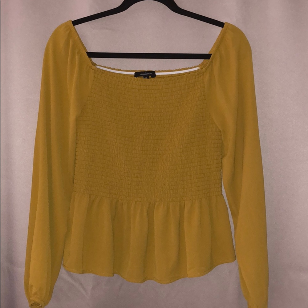 Mustard blouse